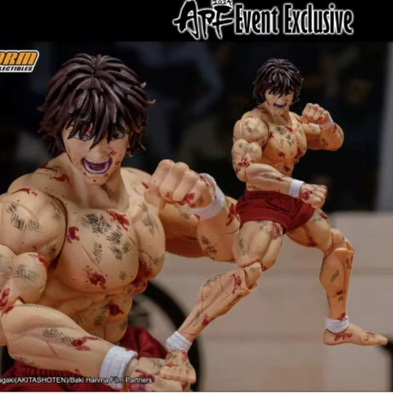 Storm Toys Hanma Baki 1/12 Scale Limited Edition Action Figure Collectible Grappler Cartoon Bloody Battle Damage Handmade