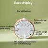 Nordic Style Multifunctional Electronic Clock Round/Square LCD Digital Table Clock  Bedroom