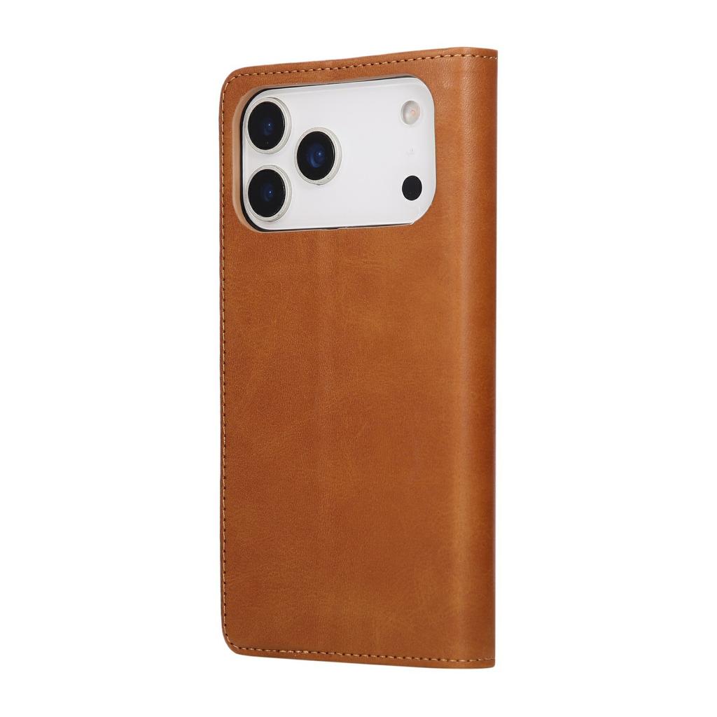 For iPhone 17 Pro Case RFID Blocking PU Leather Phone Wallet Cover