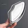 Heat Resistant Egg Steamer Stainless Steel Steaming Plate, Fan Shaped Divided Steam Rack, Food Tray Non Stick Culinary Tool for Household Cooking