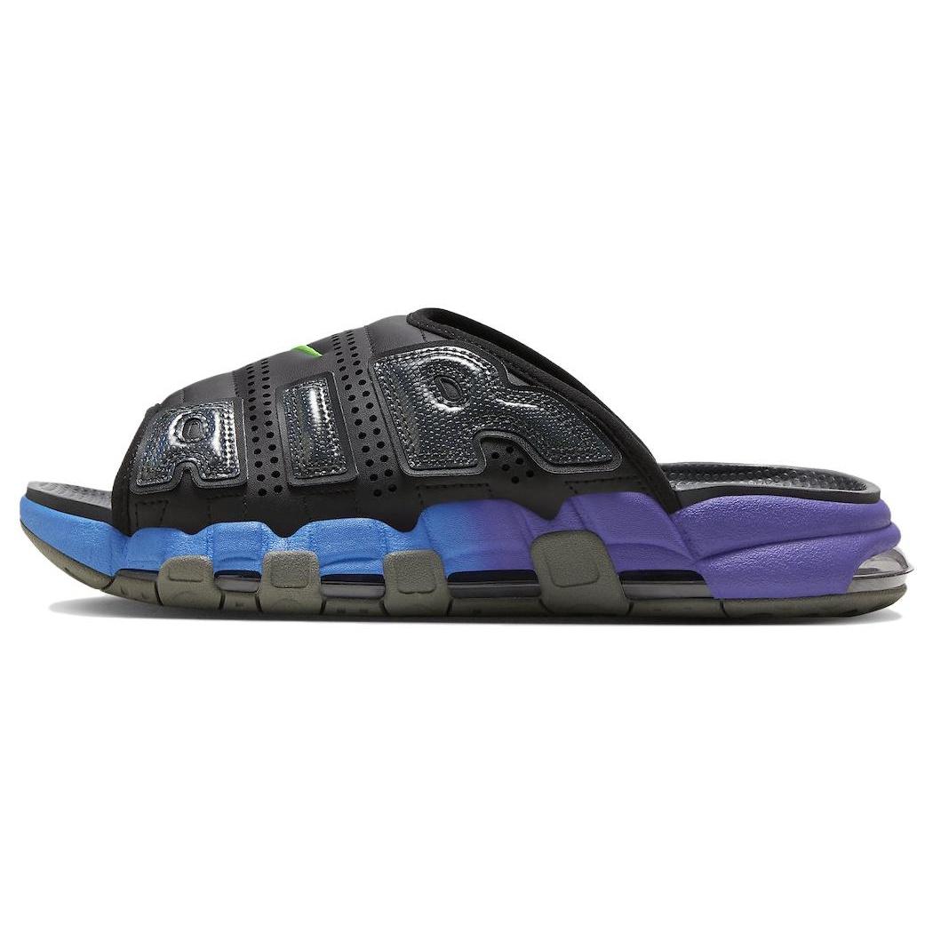 Nike Air More Uptempo Slides  Black Blue Purple Gradient  Men s FN8893-034 EU 38.5