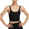(WMNS) Zenvy Rib Light-Support Padded Longline Sports Bra Asia Sizing 'Black' Women's HF1543-010