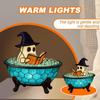 LED Ghost Bath Lamp Halloween Ghost Night Light Color Changing Ghost Bubble Bath Light  Cute LED Ghost Light Bedroom Decor