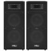 Haut-parleurs passifs - VIDAXL - 2pcs - Noir - 8 pouces - 500W - Son professionnel