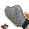 Pet Grooming Glove Hair Removal Mitts Gentle Brush Dog Long Short Hair