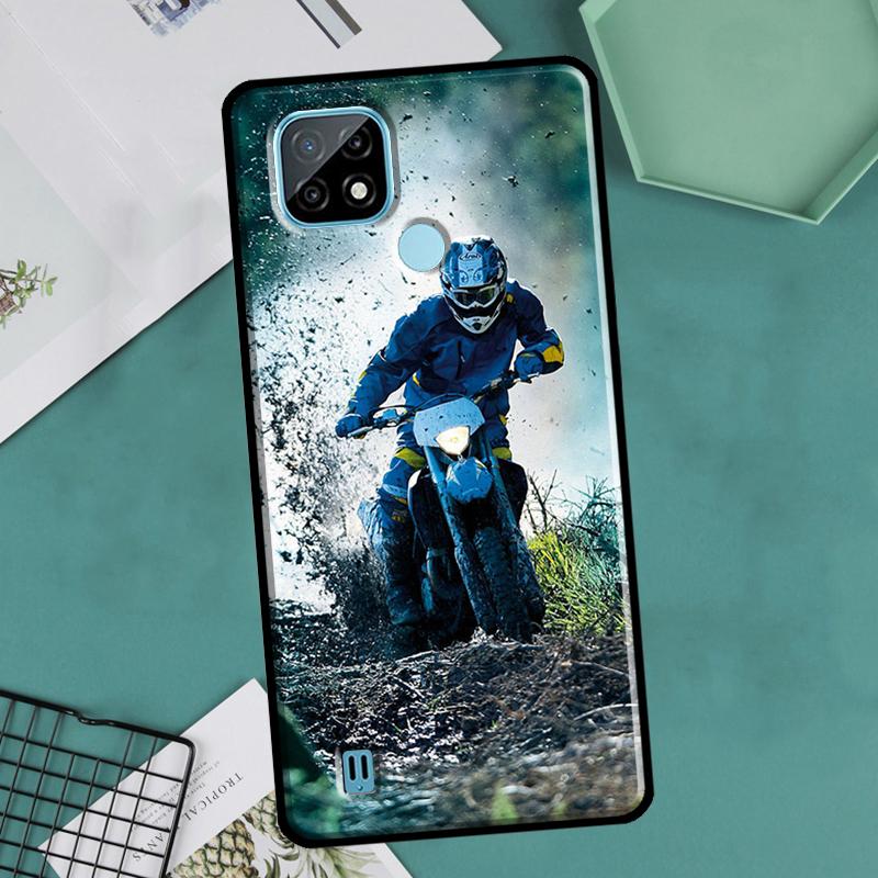Moto Cross Motocicletă Sport pentru OnePlus 10 Pro 9 Pro 8T 9R Nord2 Husă pentru Realme 9 8 Pro 8i 9i C35 GT Neo 2 3 Master