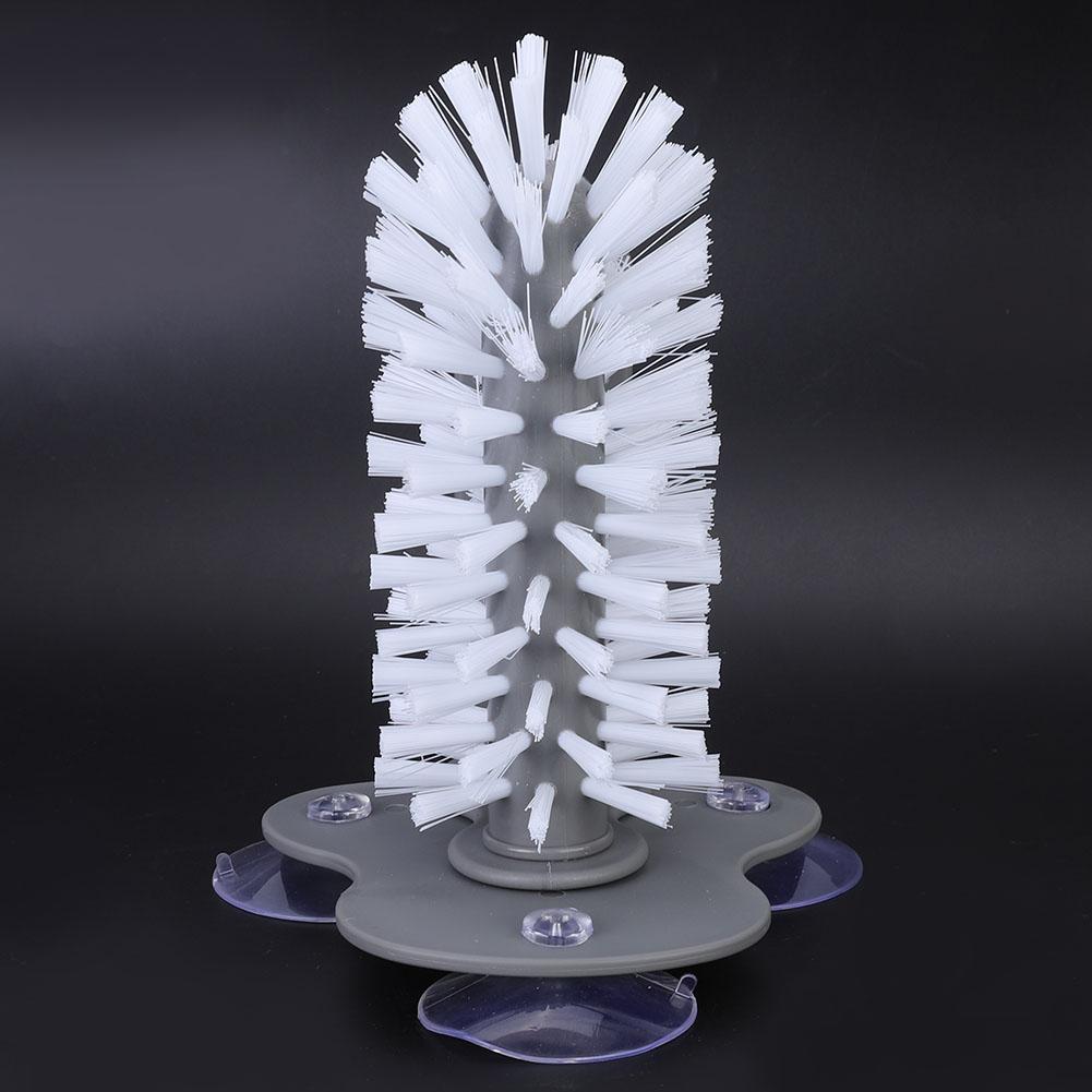 Wand-Saugbecher-Typ Tassenbürste Glas-Wasserflasche Becherreiniger Reinigungswerkzeug für den Heimgebrauch