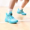 Anta Kids Asymmetric 2 Simple Comfortable Non-Slip Durable Mid-Top Basketball Shoes Kids Basketball Shoes Mercury-Blue 312321102H-5