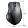 Sanwa Supply Silent Bluetooth Mouse (with Side Wheel, 5 Buttons, Black) MA-BBS523BK