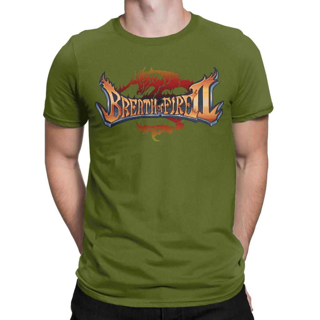 Breath Of Fire Lustiges 100% Baumwoll T-Shirt Breath Of Fire Oberteile T-Shirts Für Unisex