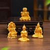 Tibetan Miniature Buddha Statues, In Various Shapes, Are Resin Handicrafts, Altar Ornaments, And Desktop Decorations