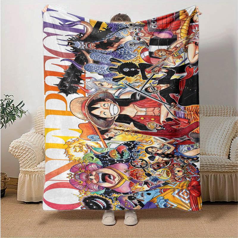 1pc Pirate Island Adventure Soft Throw Blanket Flannel All Season Light Weight Living Room/Bedroom Warm Blanket. M7270136