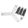 Fuel Tank Lid Wrench 3 Jaws Chrome Tangsten Steel Fuel Pump Cover Spanner Removal Tool