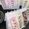 Minimalist PP Photo Album Clear Mushroom Hole Photo Card Binder Loose Leaf Desktop Display Album Kpop Photocard Collection