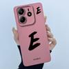For Xiaomi Redmi Note 14 5G Cover Case Lucky Initial Letter Couple Silicone Soft Matte Phone Bumper for Redmi Note14 5G Casing