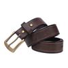 Belt Men's Retro Hand-Rub Color Distressed Pure Cowhide Leather Pin Buckle Fashion Trendy Korean Style Brass Buckle Belt