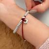 Peace and Joy Peace Lock Pendant Beaded Bracelet New Chinese Niche Bracelet Fashion Versatile High-end Jewelry Women