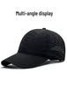 Large Men's Sun Protection Duckbill Cap: Soft, Quick-Drying, Breathable, Thin Brim Baseball Hat for Summer.