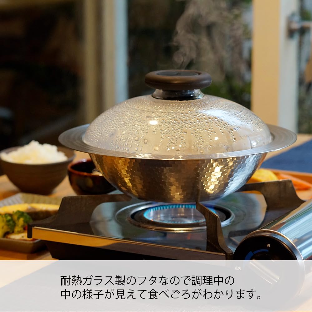 HARIO Stainless Steel Pot 26 Yukihira IH Compatible 2600ml Silver Made In Japan MIS-26