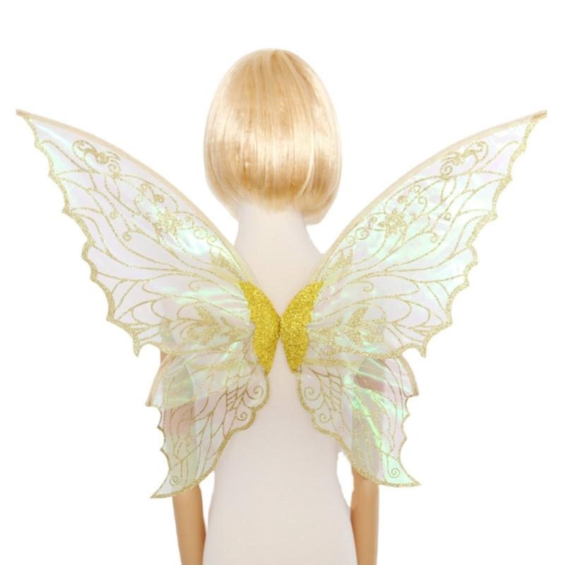 Performances Butterfly Fairies Angel Wing Funny Dress Up Butterfly Wing Sparkles Costumes Halloween Cosplays Wing Props