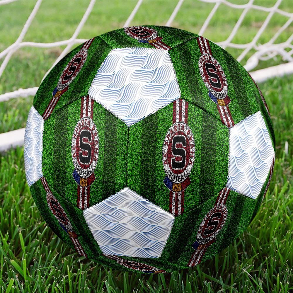 1pc AC Sparta Praha Football Soccer Ball Size 5 Indoor Soccer Ball Fashion Colorful Backyard Game -Great For Sports Fans Gift