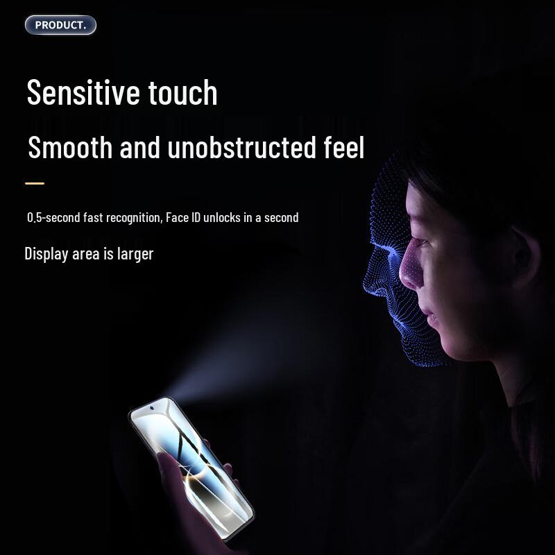 Smorss Ultra-Narrow Bezel Screen Protector for Huawei Enjoy 90 Pro Max (2-Pack)