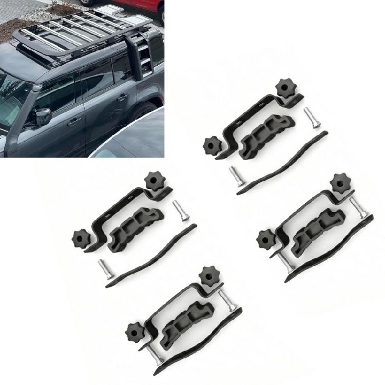 Roof Rack Mounting Parts Kit with Bolt Fastening Hardware for Vehicle Roof Cargo Rack Repair and Service Needs