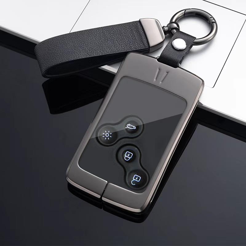 Car Key Case Cover For Renault Koleos Kadjar Captur Megane Talisman Espace Clio Zoe Scenic 4 Arkana Dacia Sandero Auto Key Bag