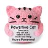 Cute Positive Crochet Animals Emotional Support Cat Finished Handwoven Animal Friends Gift 14W121WEF2W2