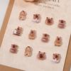 20pcs Capibala Nails Accessories Cute Cartoon Manicure Resin Charms Nail Art Decoration  Girls