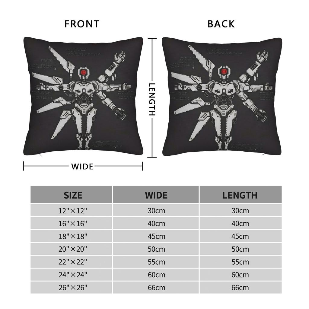 Pillow Cover Ultrakill Gabriel Game  Funny Pillow Case For Couch Sofa Bedroom Pillowcases