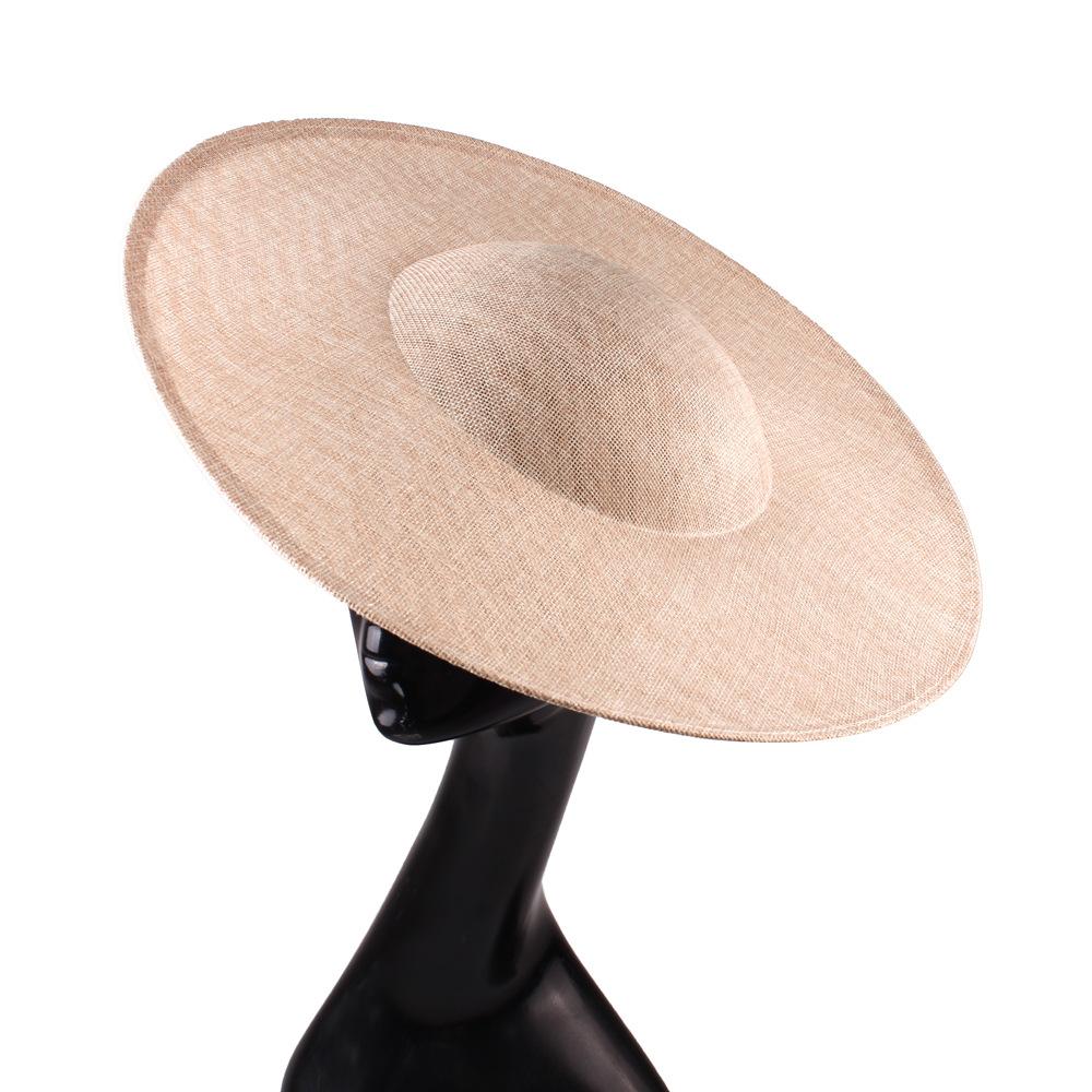 New Hat Bottom Diameter 40 Cm Imitation Hemp Hat Mop Diy Handmade Hat + Accessories First-Hand Direct Sales