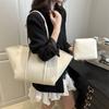 Simple Commuter Tote Bag Spring New Retro Fashion Shoulder Bag Niche Trend Child and Mother Bag Women