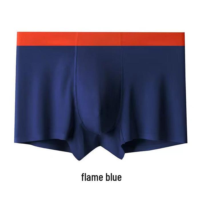 Pánské bezešvé antibakteriální modalové boxerky - střední pas, tenké a prodyšné