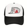 Double Ace Playing Cards Trucker Hat Mesh Back Breathable Adjustable Baseball Cap Casual Unisex Headwear