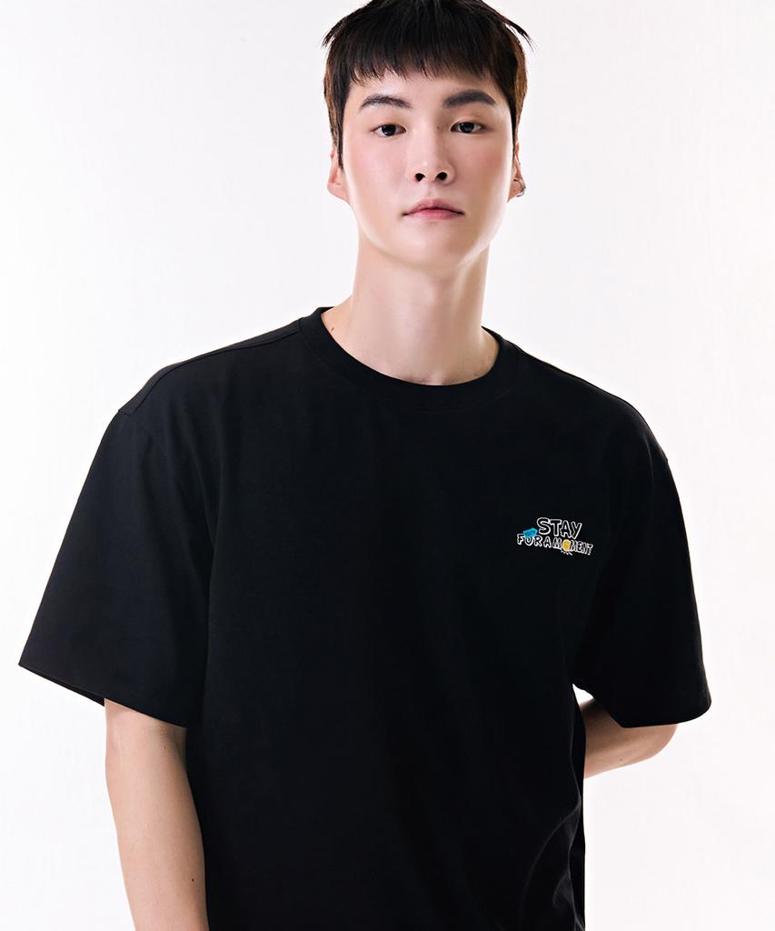 CHASECULT Unisex Back Graphic Short Sleeve T-Shirt-Dbru5826D03
