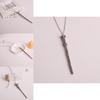 Exquisite Magic Wand Pendant Necklace For Men And Women Stylish Alloy Jewelry