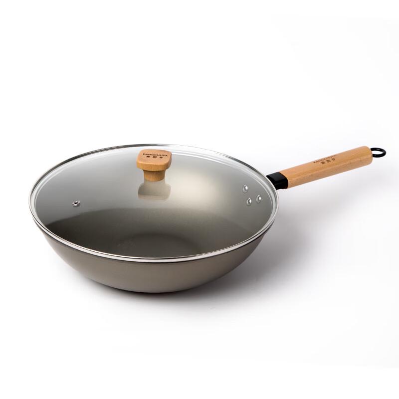 

KANGCHUYA KX6916 Classic Titanium Non-stick Wok 32cm