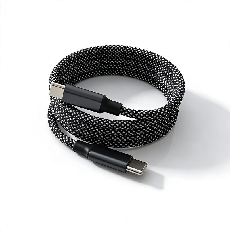 60W Fast Charging Type-C Magnetic Cable for Apple & Android Tablets-Compatible with Car Chargers