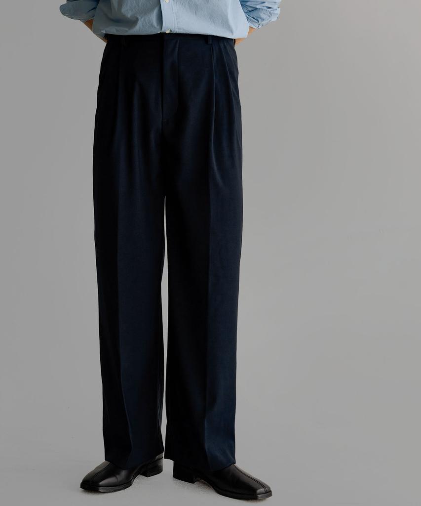 Baulopeulodeogteu Tr Tabe Wide Slacks [Navy]