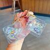 Cute Sunflower Bunny Keychain Creative Milk Tea Cup Variety Small Pendant Cartoon Keyring Processing