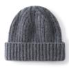 100% Cashmere Beanie Men Women Warm Winter Hat Heads Ear Protection Knit Cap
