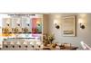 Wireless RGB Dimmable Wall Lamp with Cloth Cover and Charging