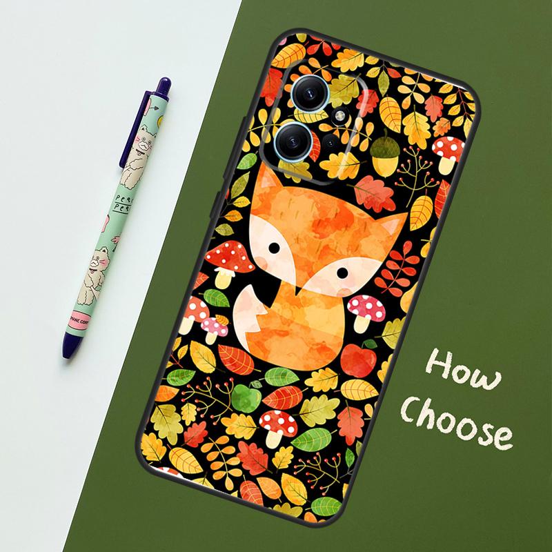 Herbstblätter Fall Fuchs Hülle Für Xiaomi Redmi Note 15 Pro Plus 14 13 10 11 12 Hülle Für Redmi 15C 15 13C 12C 14C 10C