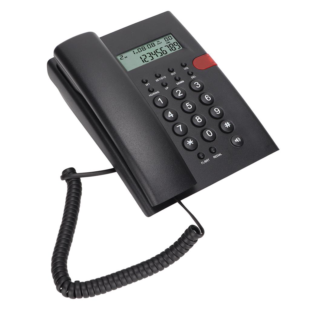 K010A-1 Corded Phone Caller ID Function Hands Calling Desktop Landline Phone for Hotel