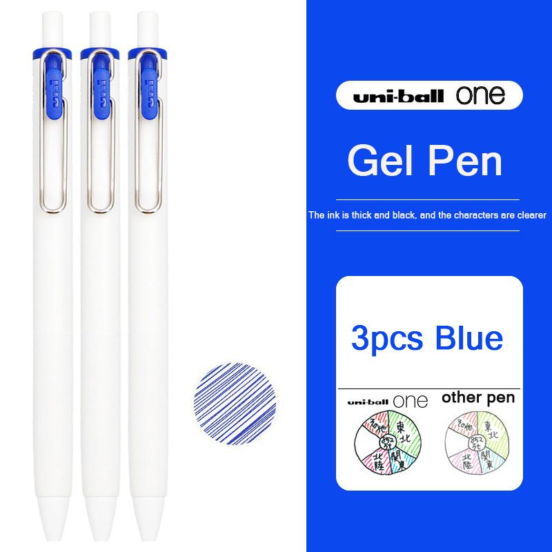 Uni Ball One Gel Pen UMN-S 0.5mm Thick Colorful Ink Handwriting Marking Pens, Japanese Stationery Awards Canetinhas Para Colorir