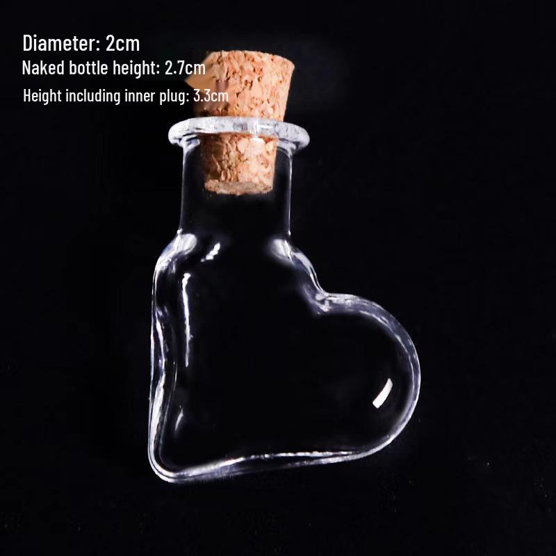 Golden Stars DIY Wishing Bottle - Mini Drift Glass Bottle with Cork Seal