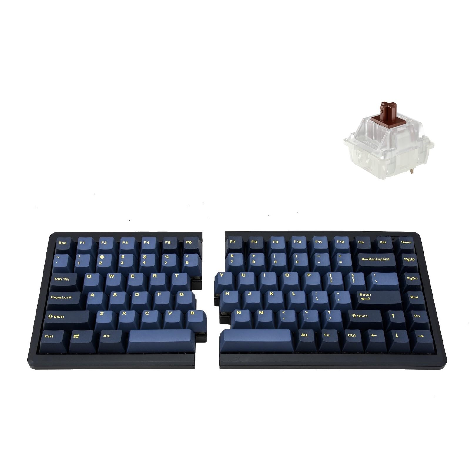 

BAROCCOMiSTEL MD770 RGB BT Split Wired 85 PBT Yellow MX Cherry RGB Macro 1000Hz Polling Media Key Japanese Distributor (English Layout/Brown Switches)