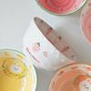 Under Glaze Color Rice Bowl Strawberry Rabbit Pattern Noodle Bowl Fruit Salad Bowl  Tableware
