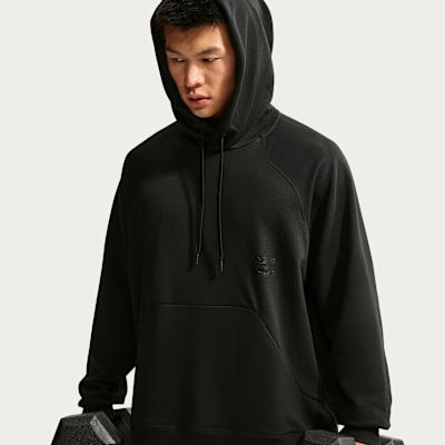 Nike Sweatshirts Men's Black Hooded Non Detachable Moderate Straight F